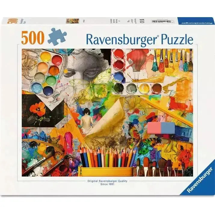 Art Studio 500 Piece Jigsaw Puzzle Ravensburger