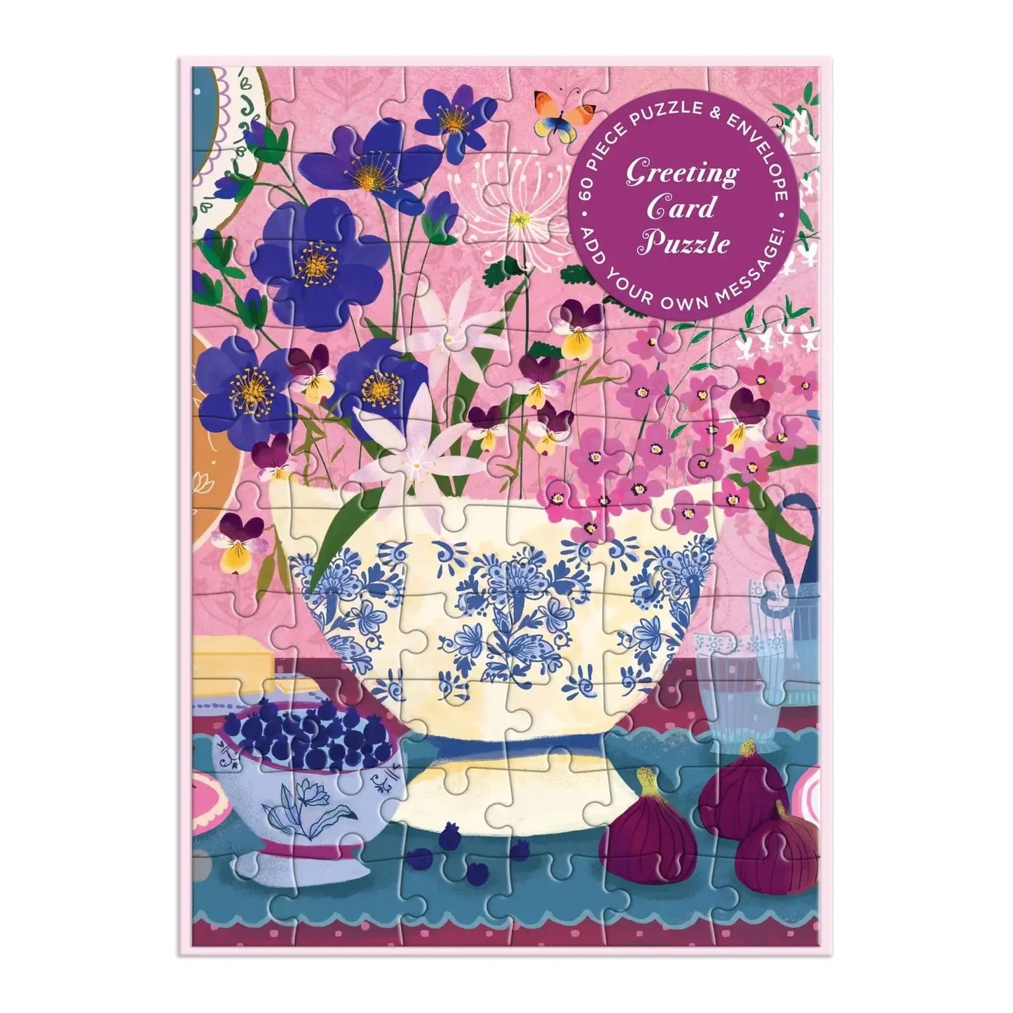 Art of the Table Greeting Card 60 Piece Jigsaw Puzzle Galison