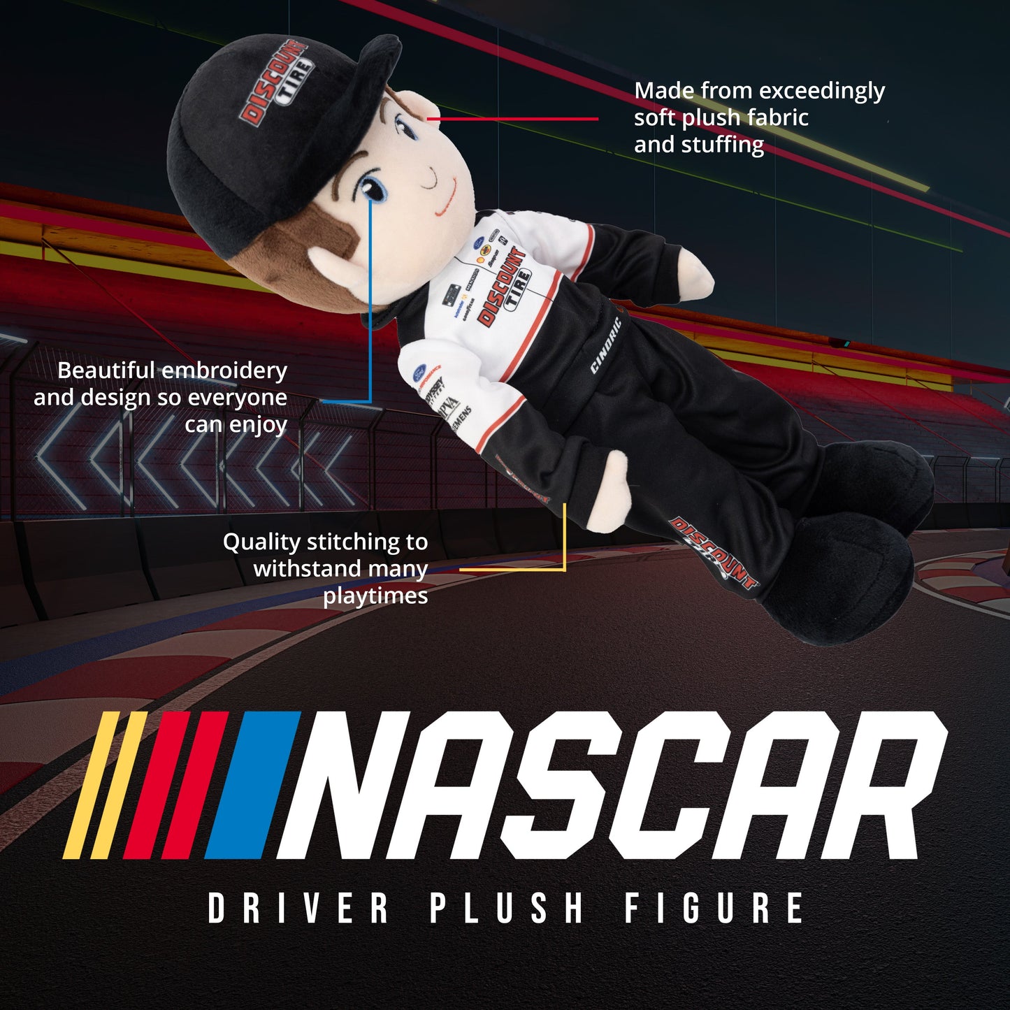 NASCAR | Team Penske Austin Cindric 14" Plush Figure