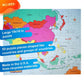Asia GeoPuzzle 50 Piece Jigsaw Puzzle Geotoys