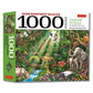Asian Rainforest Wildlife 1000 Piece Jigsaw Puzzle Tuttle