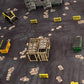 3x3 'Asphalt' F.A.T. Mat Battle Gaming Mat