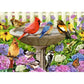 At the Birdbath 500 Large Piece Jigsaw Puzzle Ravensburger