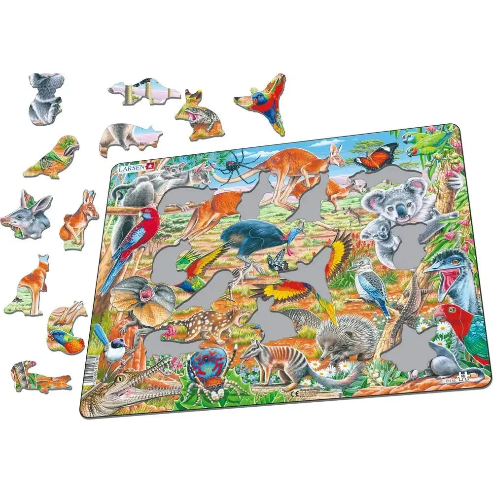 Australian Wildlife 60 Piece Tray Jigsaw Puzzle Larsen