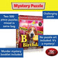 B is for Birthday Set of 2 500 Piece Mystery Jigsaw Puzzles TDC