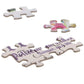B is for Birthday Set of 2 500 Piece Mystery Jigsaw Puzzles TDC