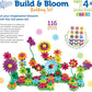 Blooming Garden Gear Builder STEM Construction Set 116 Piece Flower Building Toy for Kids Ages 4+ Creative Engineering Learning Kit