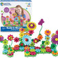Blooming Garden Gear Builder STEM Construction Set 116 Piece Flower Building Toy for Kids Ages 4+ Creative Engineering Learning Kit