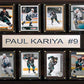 NHL 12x15 Paul Karyia Anaheim Ducks 8Card Plaque