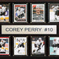 Nhl 12X15 Corey Perry Anaheim Ducks 8-Card Plaque