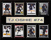 Nhl 12X15 T.J. Oshie St. Louis Blues 8-Card Plaque