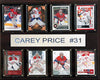 NHL 12x15 Carey Price Montreal Canadiens 8-Card Plaque