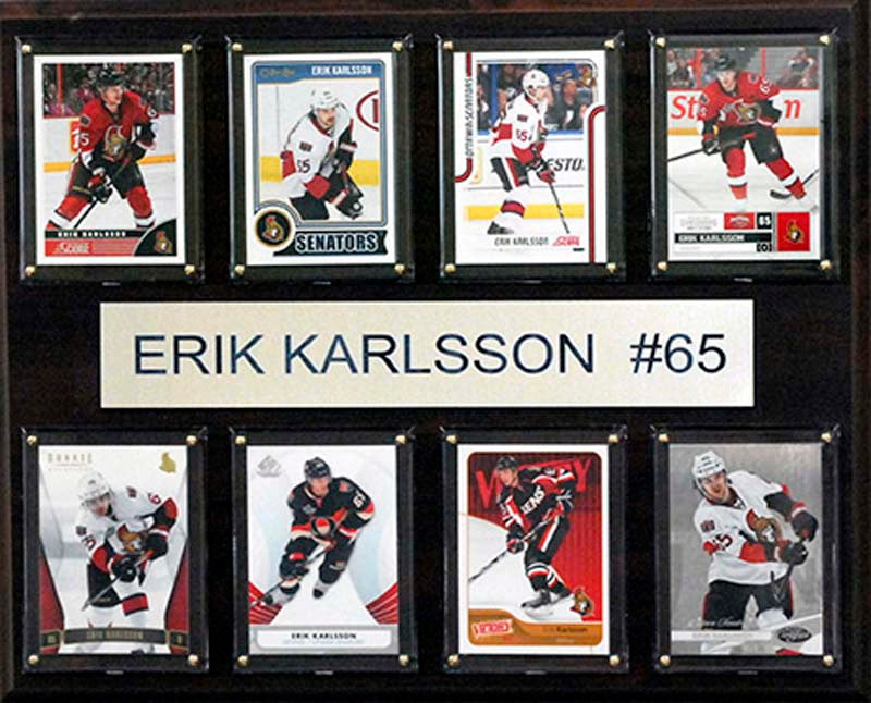 Nhl 12X15 Erik Karlsson Ottawa Senators 8-Card Plaque