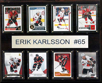 Nhl 12X15 Erik Karlsson Ottawa Senators 8-Card Plaque