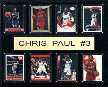 Nba 12X15 Chris Paul Los Angeles Clippers 8-Card Plaque