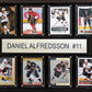 Nhl 12X15 Daniel Alfredsson Ottawa Senators 8-Card Plaque