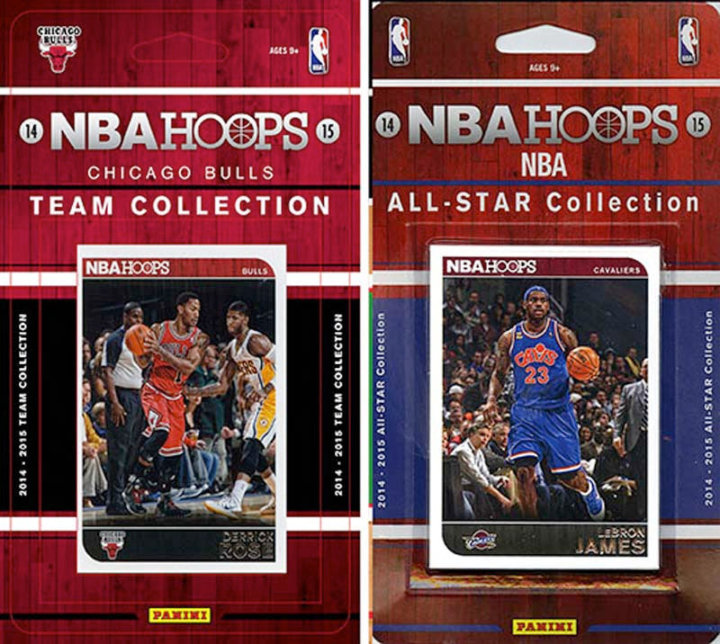 Nba Chicago Bulls Licensed 2014-15 Hoops Team Set Plus 2014-15 Hoops All-Star Set
