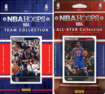 Nba Indiana Pacers Licensed 2014-15 Hoops Team Set Plus 2014-15 Hoops All-Star Set