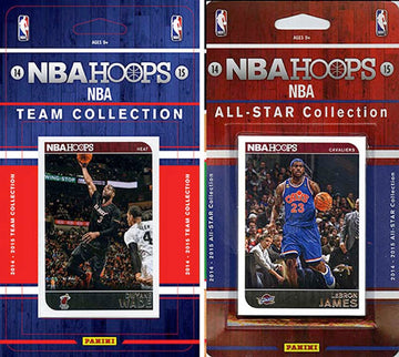 Nba Miami Heat Licensed 2014-15 Hoops Team Set Plus 2014-15 Hoops All-Star Set