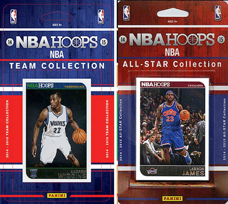 NBA Minnesota Timberwolves Licensed 201415 Hoops Team Set Plus 201415 Hoops AllStar Set