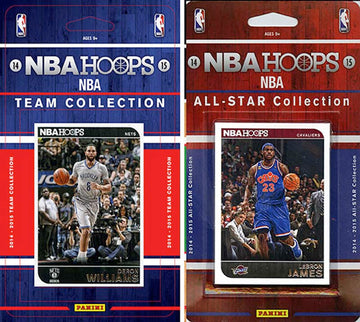 Nba Brooklyn Nets Licensed 2014-15 Hoops Team Set Plus 2014-15 Hoops All-Star Set