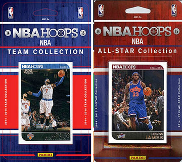 Nba New York Knicks Licensed 2014-15 Hoops Team Set Plus 2014-15 Hoops All-Star Set