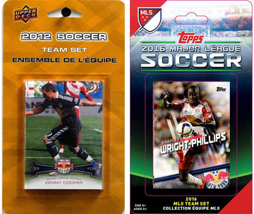 Mls New York Red Bulls 2 Different Licensed Trading Card Team Sets