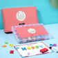 Spell Build Imagine Magnetic Alphabet Learning Set for Kids Ages 3+