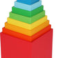 Rainbow Stacking Boxes Montessori Toy for Toddlers Ages 2+