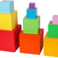 Rainbow Stacking Boxes Montessori Toy for Toddlers Ages 2+