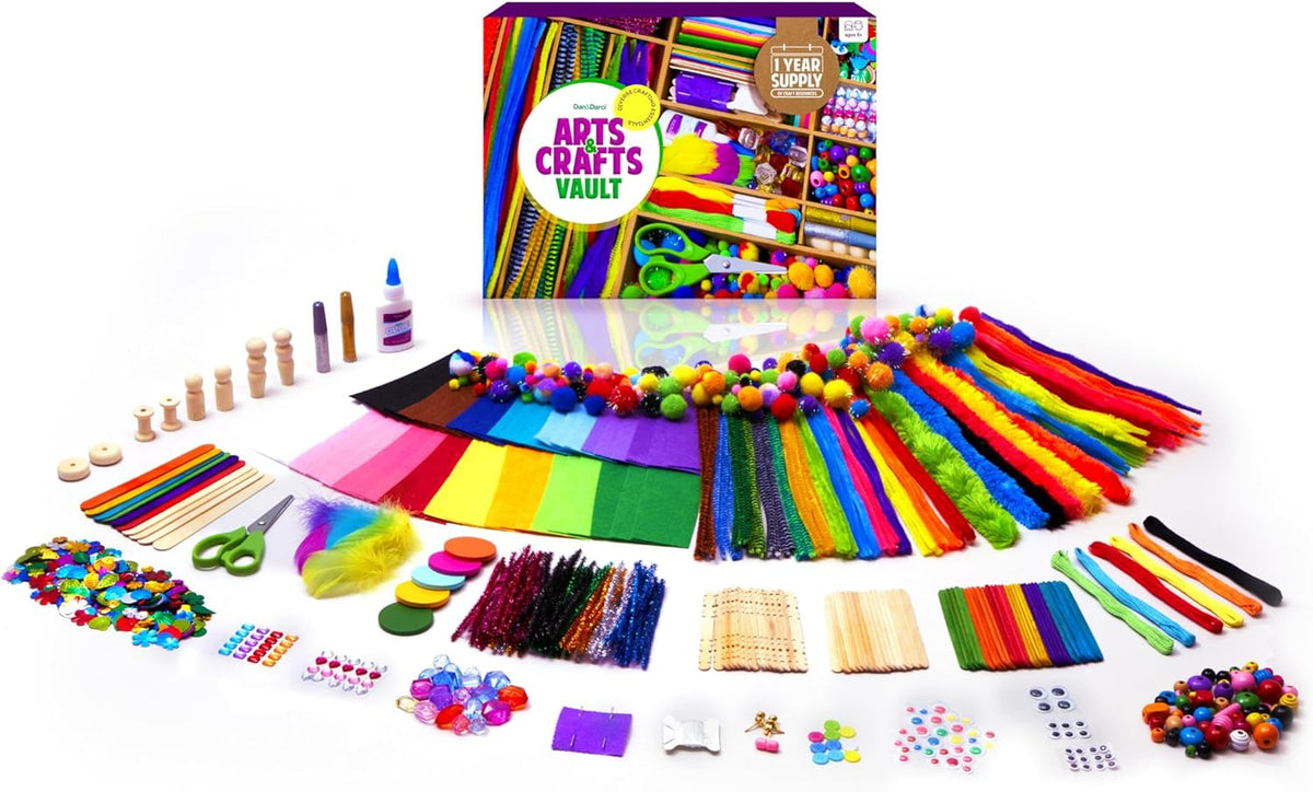 Ultimate Arts and Crafts Kit for Kids with 1000+ Craft Supplies and Endless Creative Fun