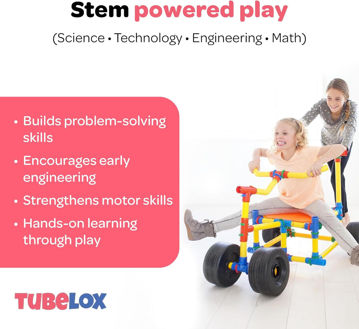 Build Dream Forts STEM Life Size Construction Set with 220 Pieces