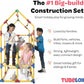 Build Dream Forts STEM Life Size Construction Set with 220 Pieces