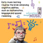 Little Music Makers Wooden Instrument Set for Toddlers Ages 3+ Montessori Musical Toys with Storage Bag