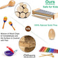 Little Music Makers Wooden Instrument Set for Toddlers Ages 3+ Montessori Musical Toys with Storage Bag
