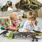 Ultimate Dinosaur Adventure Play Set with Interactive Sound Book 12 Dino Figures