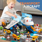 Sky Explorer Cargo Airplane Adventure with Lights, Sounds & Construction Vehicle Play Set