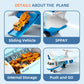 Sky Explorer Cargo Airplane Adventure with Lights, Sounds & Construction Vehicle Play Set