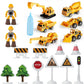 Sky Explorer Cargo Airplane Adventure with Lights, Sounds & Construction Vehicle Play Set