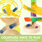 Epic Glow in the Dark Marble Run Building Set with Motorized Elevator
