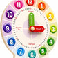 Tick Tock Learn Wooden Teaching Clock for Kids Ages 4+