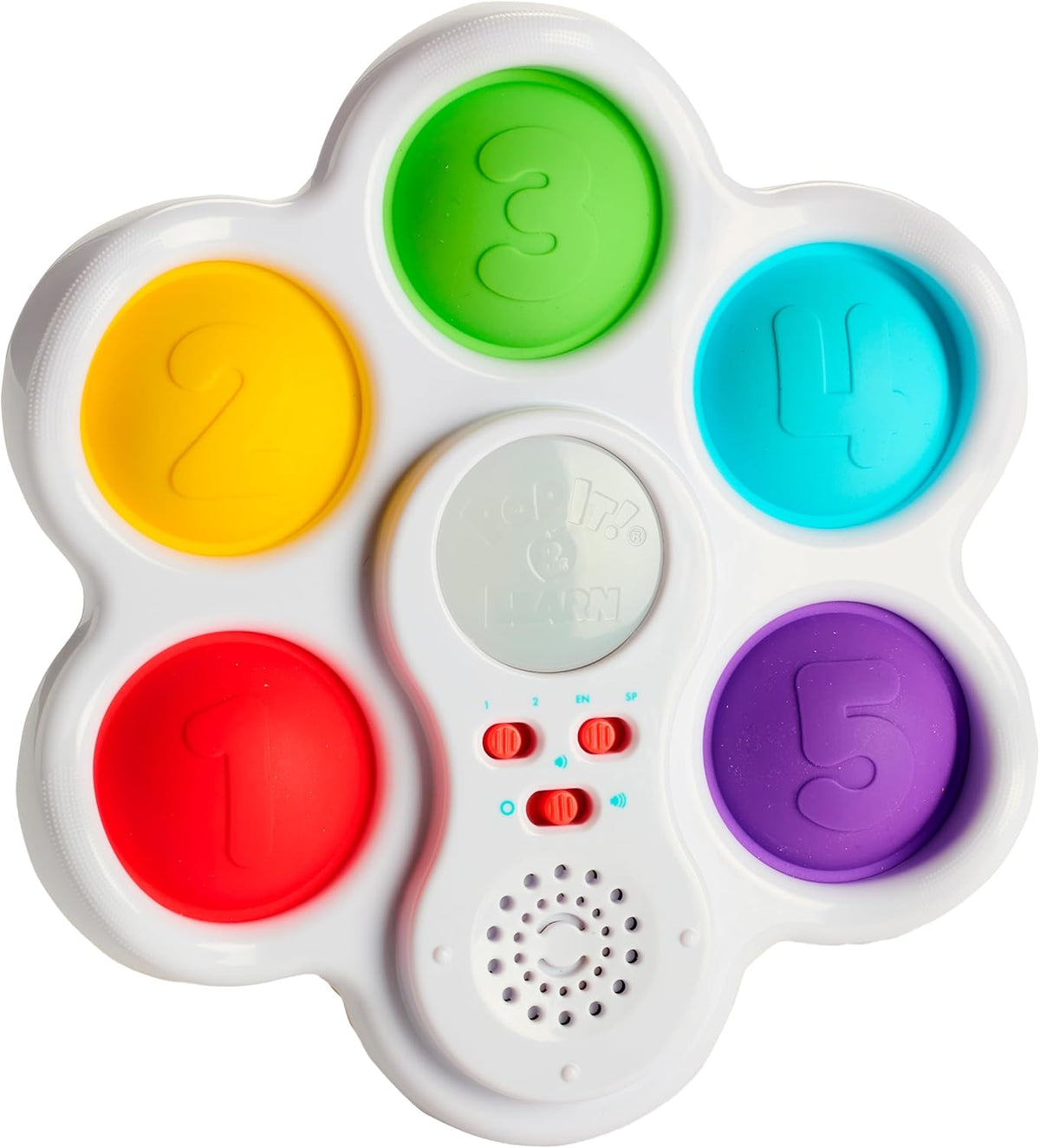Pop and Learn Sensory Adventure Toy with Lights Sounds and Bilingual Learning