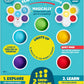 Pop and Learn Sensory Adventure Toy with Lights Sounds and Bilingual Learning