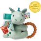 Soft Sensory Plush Baby Toy with Rattles & Teething Features for Infants