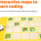 My First Coding Adventure Robot, Screen Free STEM Coding Toy for Kids Ages 3+