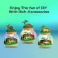 Dino Discovery Lab, Dinosaur Terrarium Kit with LED Night Light