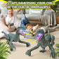 Roar Into Adventure Remote Control Dinosaur Robot Toy with Lights and Sounds