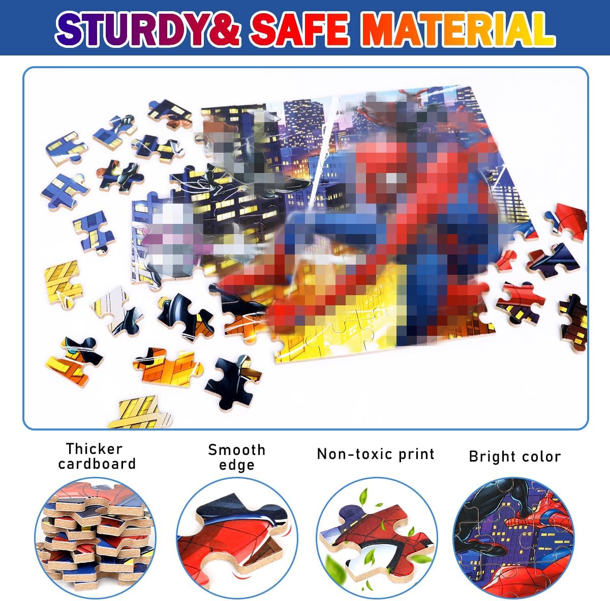 Spider Adventure 100 Piece Jigsaw Puzzle for Kids in Travel Tin Box