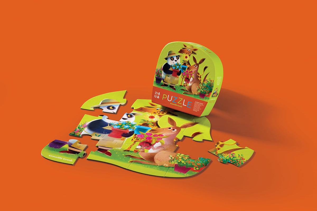 Animal Friends Big Floor Puzzle – 12 Piece Educational Puzzle for Toddlers Ages 2+