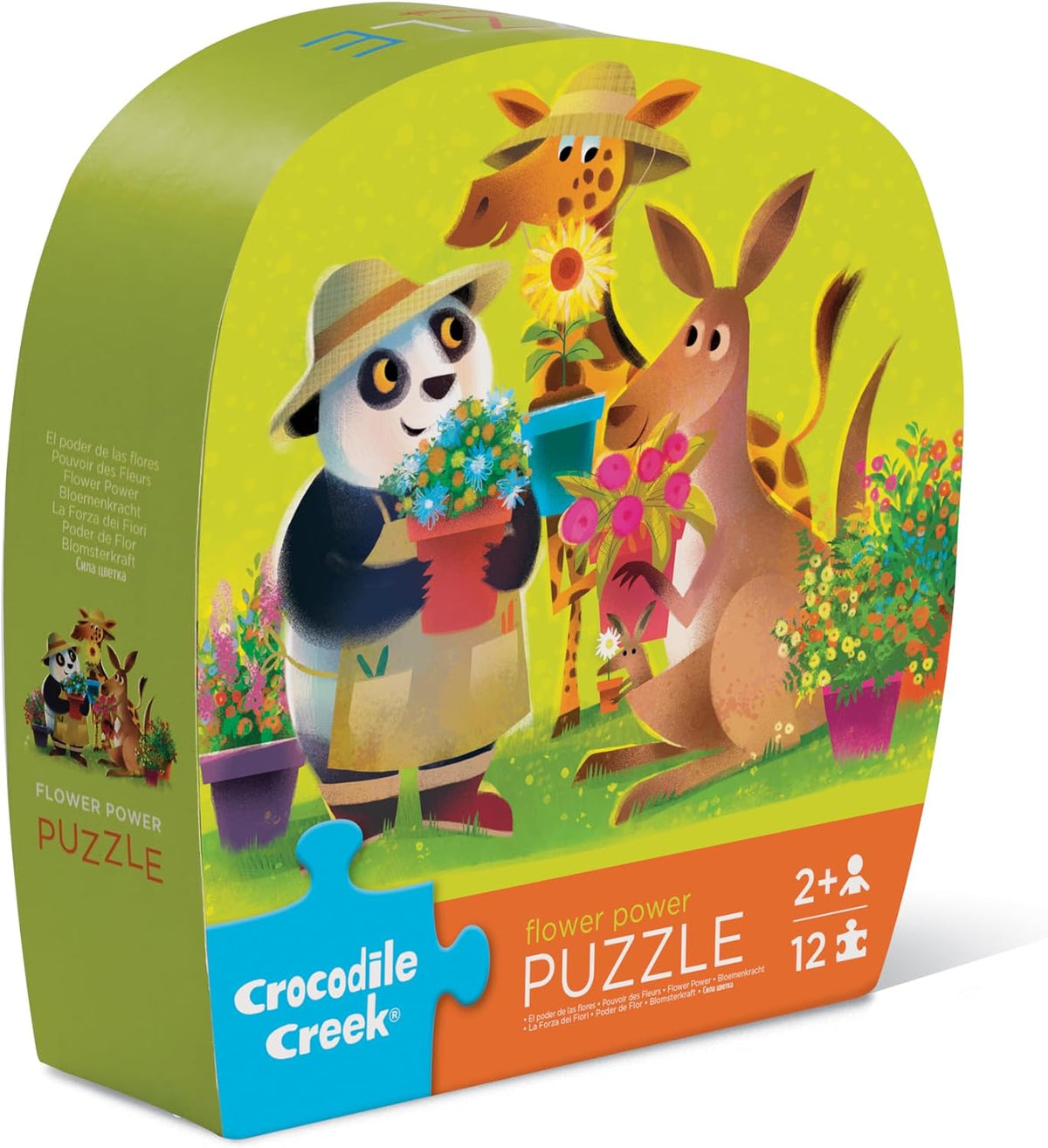 Animal Friends Big Floor Puzzle – 12 Piece Educational Puzzle for Toddlers Ages 2+